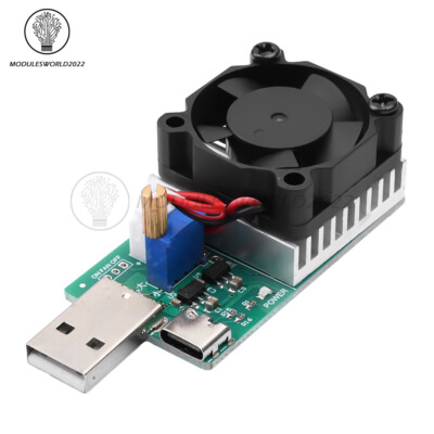18W/22.5W USB Electronic Load Fast Charging Discharging Test Resistance Detector