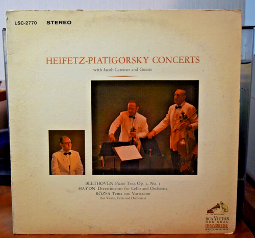 Heifetz-Piatagorsky Concerts with Lateiner and guests, 1964, RCA LSC-2770 VG/F - Imagen 3 de 12