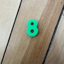 Fisher Price School Day Desk REPLACEMENT MAGNETIC Alphabet Number  8  Vtg 1972