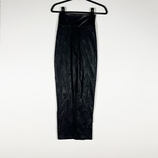 NEW Amanda Uprichard Romana Faux Vegan Leather High Waisted Ankle Crop Pants XS