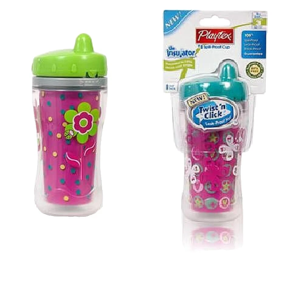 Пластиковые детские Sippy чашки без бисфенола Playtex без бисфенола