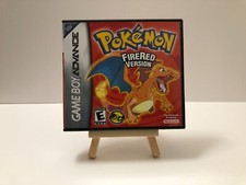 Replacement Case for Pokemon Fire Red Version Gameboy Advance