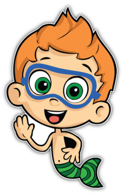Nonny Bubble Guppies Cartoon Sticker Bumper Decal - ''SIZES'' | eBay