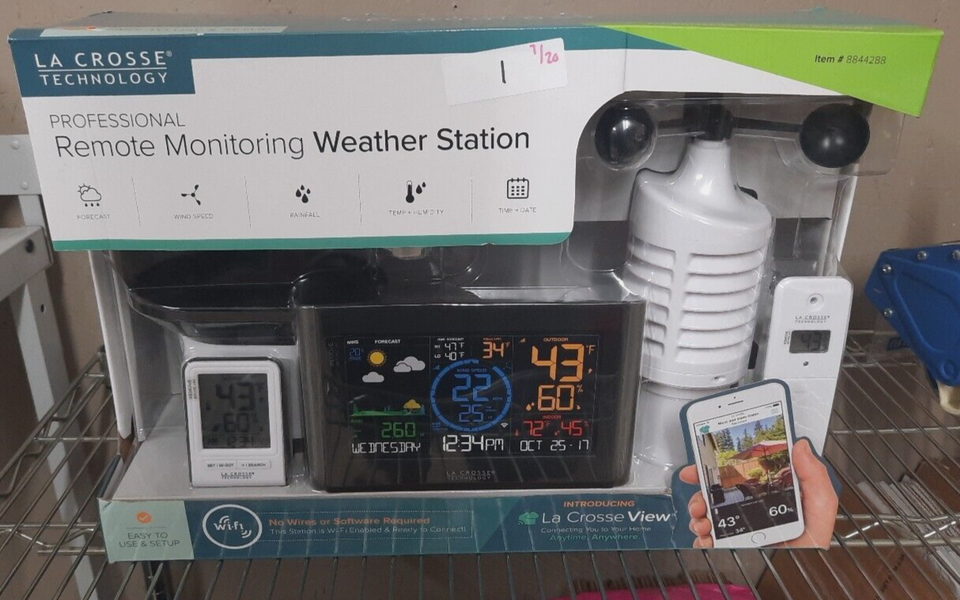 LA CROSSE TECHNOLOGY C84428 PROFESSIONAL Remote Monitoring Weather