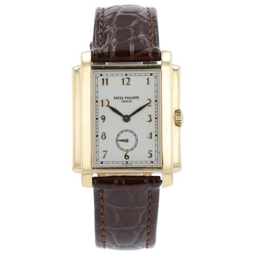 Patek Philippe Gondolo Silver Dial 18k Yellow Gold 30x38mm Manual Wind Mens 5024