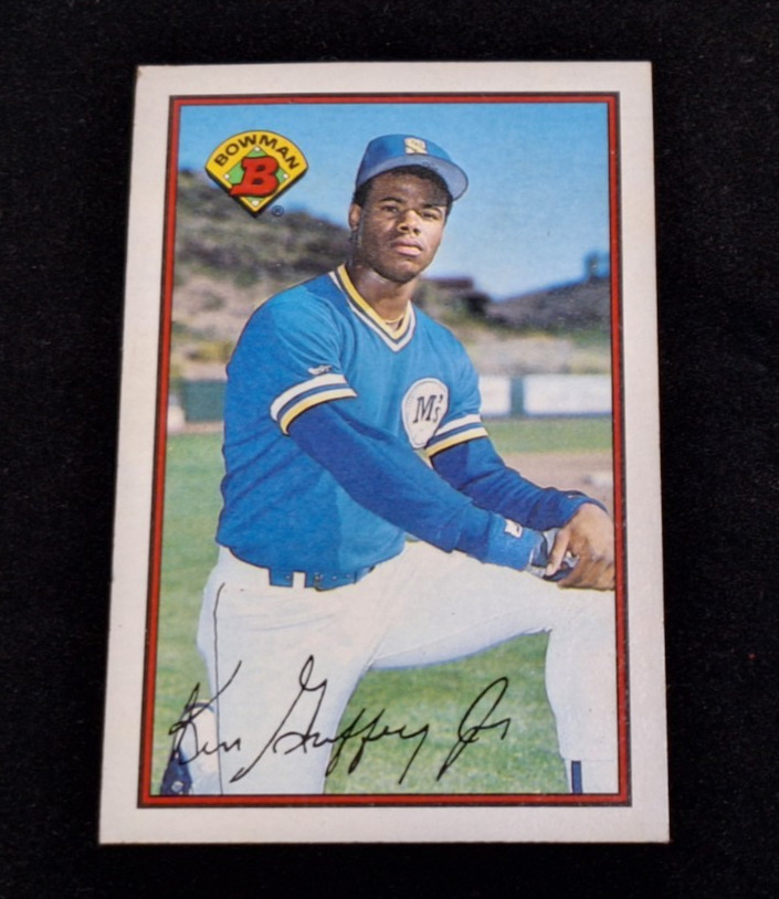 Ken Griffey Jr. Rookie Card 1989 Bowman Ken Griffey Jr. RC #220 Seattle Mariners