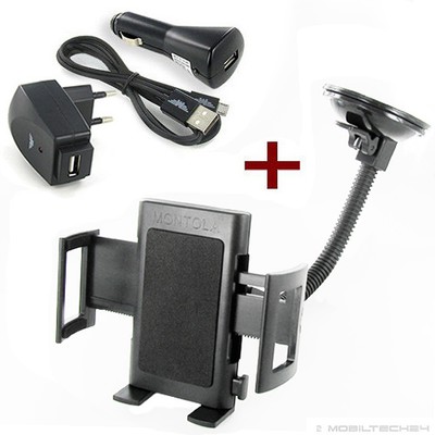 KFZ NAVI HALTERUNG + NETZTEIL passt für Falk NEO 450 520 550 2nd Edition 620 LMU