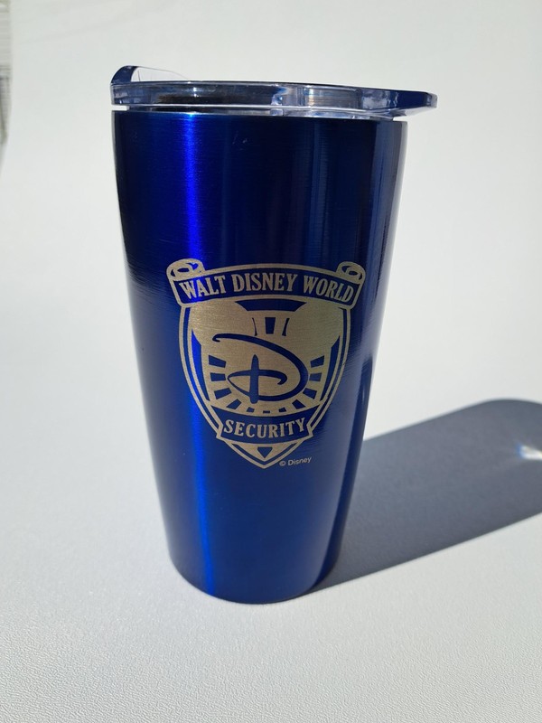 RARE! Walt Disney World Security Dept. Tumbler Cup Collectable - 20oz.
