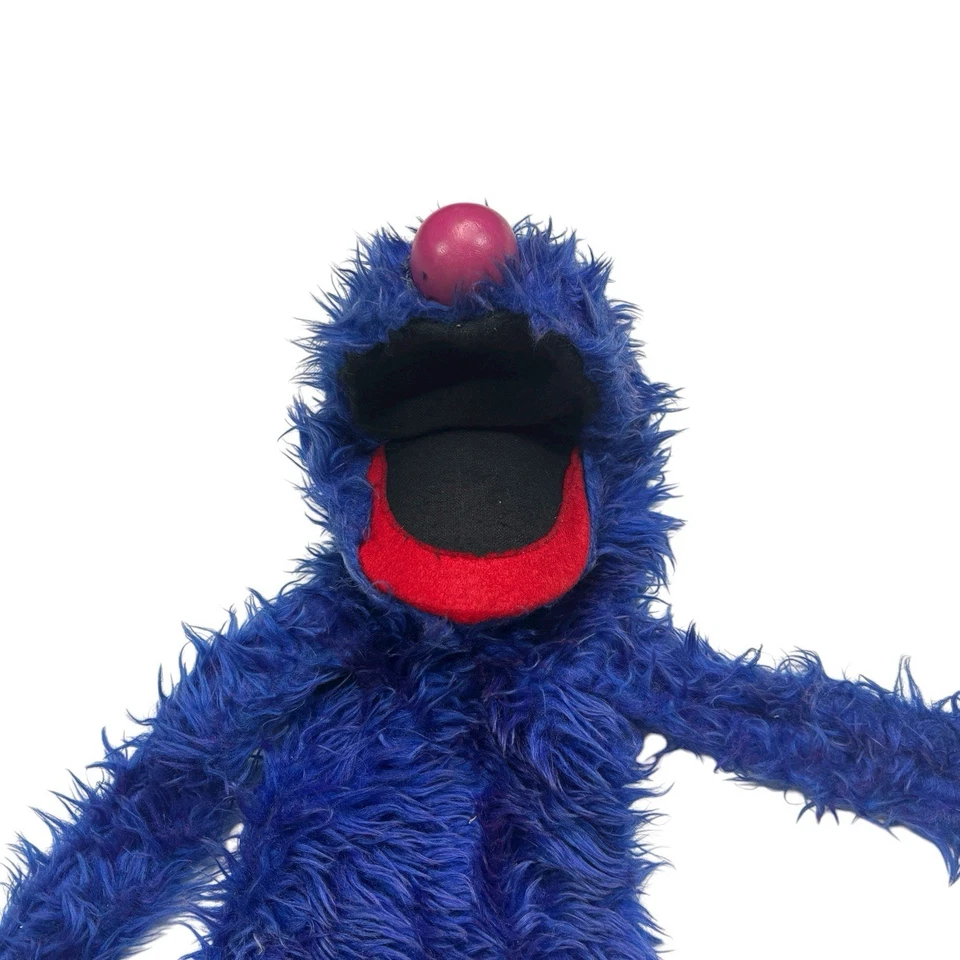 "Mítere de mano vintage de 12"" de los Muppets Inc Sesame Street Grover juguete temprano raro de los años 70" Foto 3 de 4