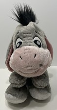 Disney Parks Winnie The Pooh Baby Eeyore Stuffed Plush Big Feet 10 Inch Seated