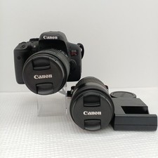 Canon EOS Kiss X8i DSLR Camera Double Zoom Kit Used