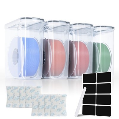 Filament Aufbewahrungsbox Wasserfest Drybox Lagerung 2-18Stk. 3D Drucker 4L