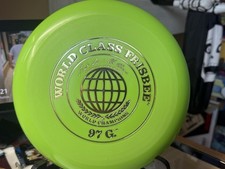 Wham-o Frisbee World Class 97Gram 70 Mold John Kirkland Signature mint condition
