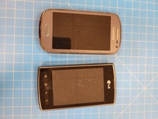 Samsung LG Lot 2 Cell Phones Smartphone Parts Repair Project Phone Lot Untested