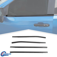 4pcs Window Sill Strips Cover Trim Moldings Decor For Chevy Silverado Sierra 19 4pcs Window Sill Strips Cover Trim Moldings Decor For Chevy Silverado Sierra 19