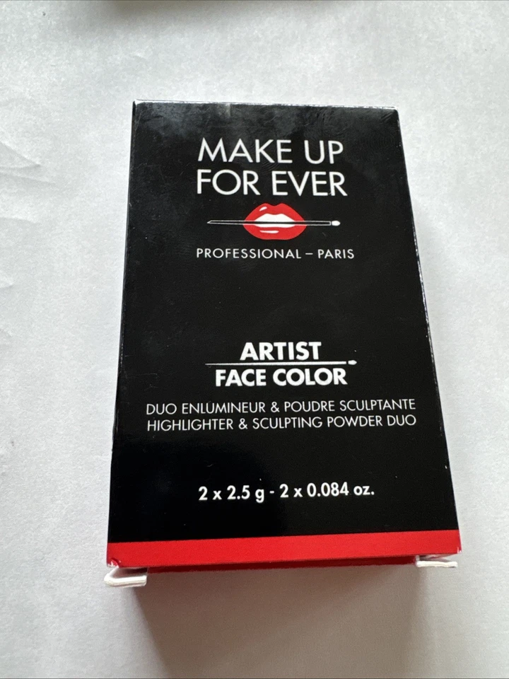 MAKE UP FOREVER Artist Face Color Highlighter & Sculpting Powder Duo S214 - H106 - Image 2 of 2