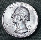 USA - 1956-D Silver Washington Quarter - Choice BU