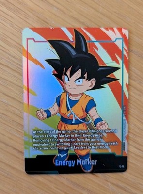 DBS Son Goku Energy Marker Holo E-11 - MINT/NM - Fusion World (English)