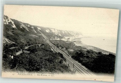 38255123 - Folkestone The Warren Kent 1907