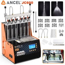 ANCEL JC200 JC400 JC600 Fuel Injector Tester Cleaner Ultrasonic Cleaning Machine