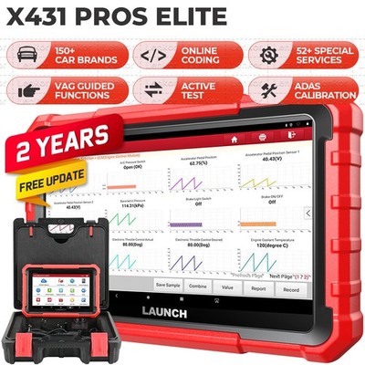 2026 LAUNCH X431 PROS Elite Profi Auto OBD2 Diagnosegerät ALLE SYSTEM ECU Coding