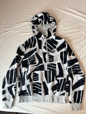 Nike Men's Club Fleece All Over Print Hoodie - Medium