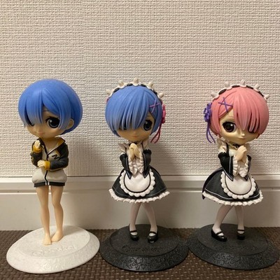 Qposket Re:Zero Rem Ram 3 piece set
