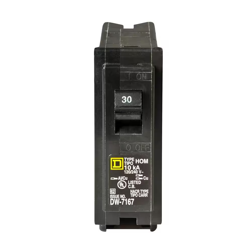 Homeline 30 Amp Single-Pole Circuit Breaker(Hom130Cp)