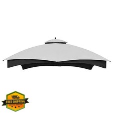 Hugline Gray Gazebo Canopy Top for Lowe's Allen Roth 10x12