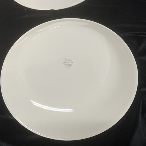 6 Corelle Corning Vitrelle Whisper Sandstone 10 1/4in. White Beige Plates - Bild 15 von 15