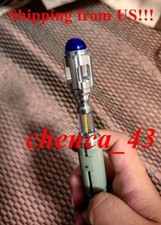 US Now  Replica 10th Doctor Who Metal Sonic Screwdriver Scalable LED Prop Gift