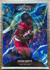 Xavier Legette Rookie 6/12 Blue wild card american metallix pulsar banger