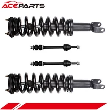 4X Front Strut & Spring Assemblies Sway Bar Link For Dodge Ram 1500 4WD 2006-08