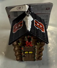 Cincinnati Bengals Log Cabin Christmas Holiday Ornament NEW