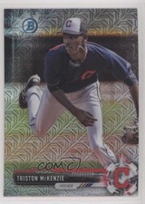 2017 Bowman Chrome Prospects Mega Box Refractor Triston McKenzie #BCP118 2h4