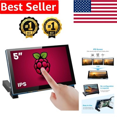 5-Inch IPS Capacitive Touchscreen for Raspberry Pi 5/4/3 - MIPI DSI Plug & Play