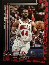 2025-26 Topps Basketball Patrick Williams #38 Bulls Logo Border Case Hit SSP