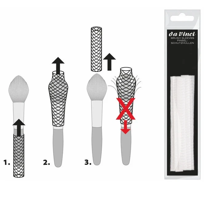 da Vinci Pinselschutzhüllen Set für Künstlerpinsel Serie 4880