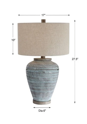 Pelia - 1 Light Table Lamp - 17 inches wide by 17 inches deep Lamps Uttermost - Picture 6 of 12