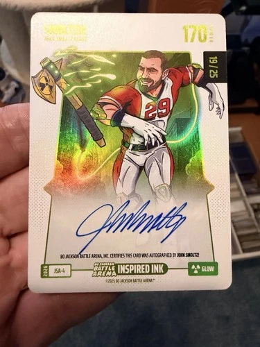 Bo Jackson Battle Arena 2026 John Smoltz Inspired Ink Glow Auto #170 19/25