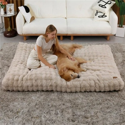 BINGOPAW Jumbo Anti-Anxiety Calming Dog Bed Removable Cover Pet Beds Mattress Non Skid US