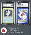Dark Blastoise 4/110 Legendary Collection Holo Rare 2002 CGC 8.5 NM/MINT+