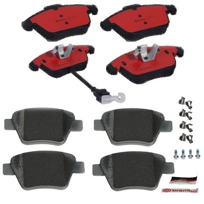 Brembo OEM Front & Rear Ceramic Brake Pads Kit For 2012-2015 Volkswagen Passat