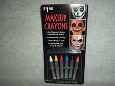 Halloween Make-up crayons Costume trick or treat plays makeup BN