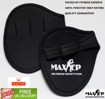 MaxRep Fitness Pads Gym Training Gewichtheben Handschuhe - Schwarz