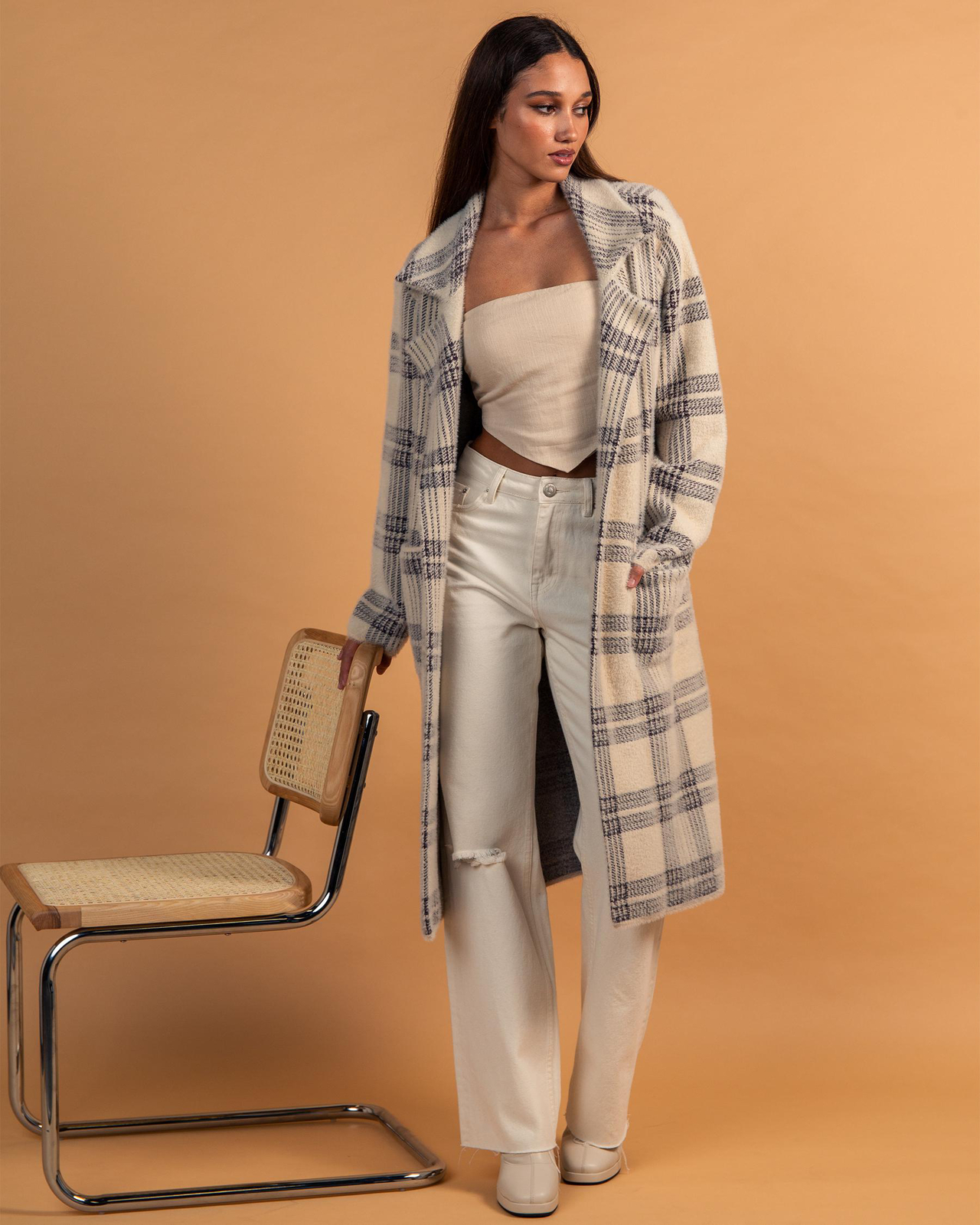 Ava And Ever Banks Knit Coatigan | eBay