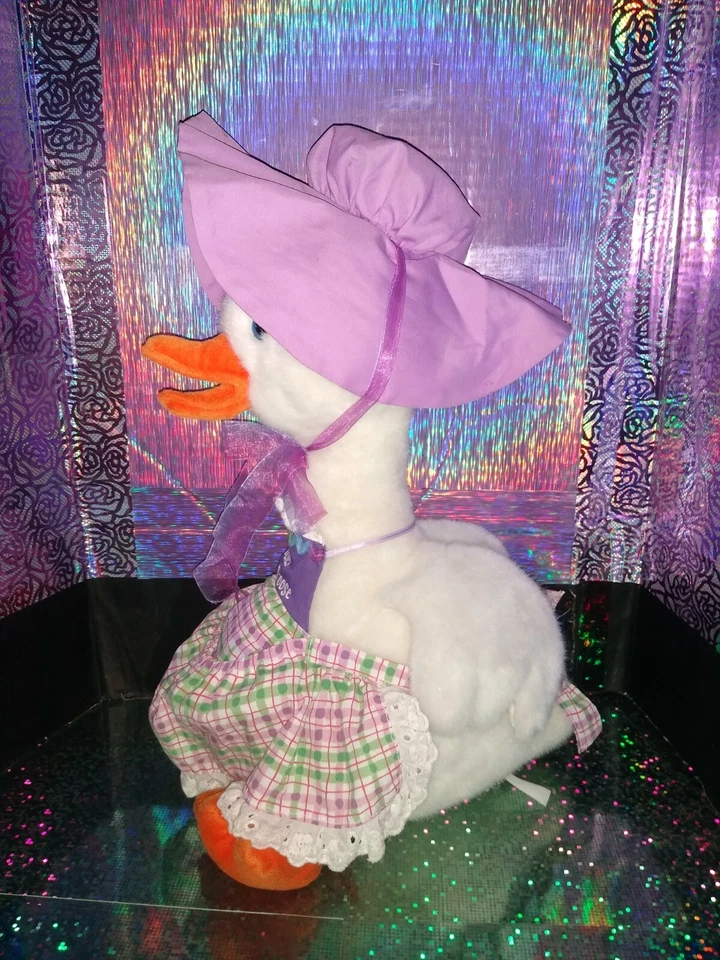 De colección🦄CommonWealth / "Mother Goose" con Delantal Pastel y Gorro '1998 18" Peluche!   Foto 4 de 4