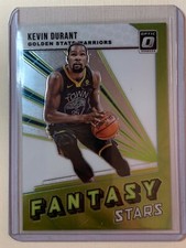 2018-19 OPTIC FANTASY STARS KEVIN DURANT GOLDEN STATE WARRIORS BASKETBALL