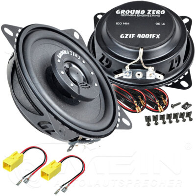 GROUND ZERO LAUTSPRECHER für FIAT PALIO Weekend 1G 178BX 1996-2001 Heck #ATEH
