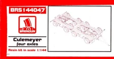 Brengun Models 1/144 CULEMEYER FOUR AXLE TRAILER Resin & Photo Etch Kit